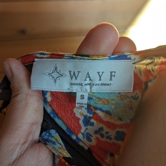 🌸 WAYF Women's Floral Shift Dress – Multicolor, Size Small, Casual Mini 💃 - Picture 6 of 8